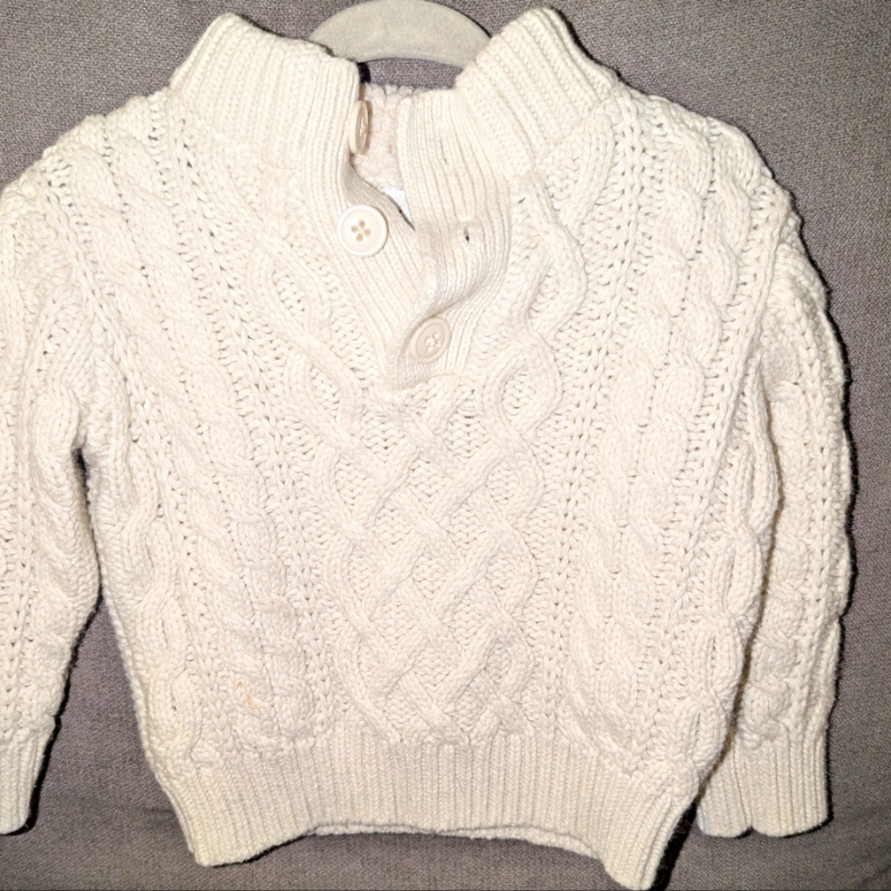 GAP Baby Cream Knit Sweater